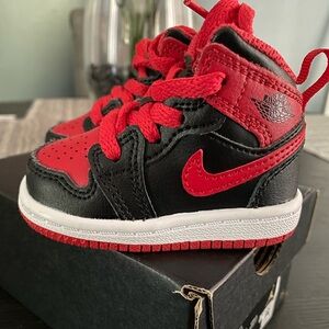 Jordan Toddler Air Jordan 1 Mid Basketball Shoes